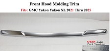 GENUINE 2021-2025 GMC Yukon Front Bumper Hood Molding Trim Chrome 84956261 picture