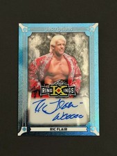 Ric Flair 2026 Leaf Metal Ring Kings Inscriptions Autograph Prismatic Platinum 8 picture