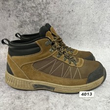 Orthofeet Hunter Hiking Boots Mens 11.5 Brown Orthopedic Leather Suede Outdoor picture