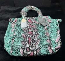 VIVIENNE WESTWOOD, BRACCIALINI,  MAYFAIR SNAKE-PRINT 20” TOTE, RARE & HTF, 2003 picture