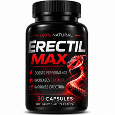 Erectil Max Capsules 30 Caps – Men's Vitality & Performance Support picture