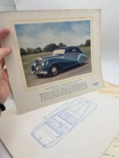 1952 Bentley Original Sales Brochure Vintage Classic Car 23 Pages Colour Photos picture