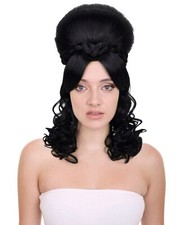 HPO Adult Women’s Victorian Multiple Color Options Wig Updo with Bangs, picture
