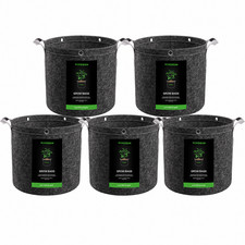 VIVOSUN 5-Pack 3/5/7/10/15/25 gallon Grow Bags,500G Nonwoven Fabric w/ Handle picture