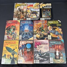Vintage Amazing/Fantastic Science Fiction Stories/ Lot Of 11 Books 1980s picture
