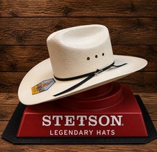 STETSON RANCHER 10X STRAW COWBOY Hat  -Made in USA picture