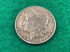 1881-S MORGAN SILVER DOLLAR $1 SAN FRANCISCO BUSINESS STRIKE 0.900 SILVER, NICE picture