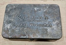 Vintage Snap-On Tools Midget M-70 Socket Set Metal Case & 8 Sockets picture