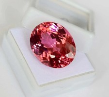 AA+++Padparadscha Sapphire Natural Oval Cut 9-10 Ct Loose Gemstone Certified EGL picture