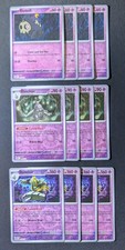 12x Playset - Pokemon Duskull (4) Dusclops (4) Dusknoir (4) Reverse Holo NM Eng picture