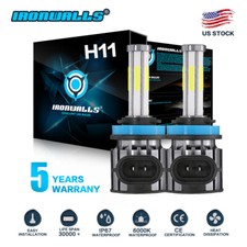 6-sides H11/H9/H8 LED Headlight High/ Low Beam Bulbs Super Bright 6500K 420000LM picture