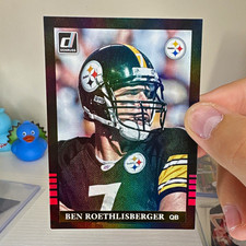 2015 Panini Donruss Throwback Rookies 1985 Ben Roethlisberger #1 Steelers picture