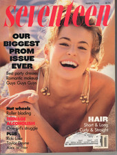 Seventeen Magazine March 1990 Biggest Prom Issue Ever Supermodel Niki Taylor picture