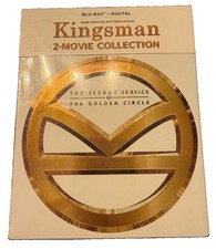 Kingsman 2-Movie Collection Blu-ray + Digital NEW SEALED Slipbox Set picture