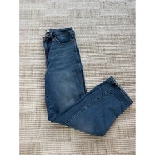 Madewell Stovepipe High Rise Straight Leg Jeans Medium Wash Blue Size 30 picture