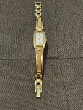 Vintage Anne Klein Diamond Quartz Wrist Watch 753H.  mesh picture