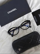 Chanel CH3466 Cat Eye Eyeglasses Frame Black 54-17 140 Women's picture