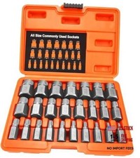 25Pcs Screw Bolt Extractor Set, Multi-Spline Easy Out Kit 25pcs picture