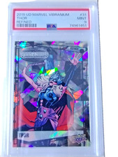 2015 UD Marvel Vibranium THOR Refined #31 04/99 PSA 9 MINT picture