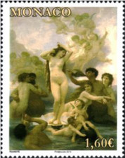 [OOS] Monaco #YT2708 MNH 2009 Painting William AdolpheBouguereauVenusBirth[2575] picture
