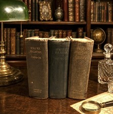Three Maine State Register Year Book Legislative Manual Advertising 1899 1909 picture