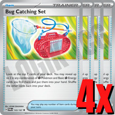 4x Bug Catching Set 143/167 x4 - Twilight Masquerade - Pokemon TCG - Playset picture