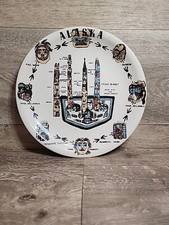 Vintage Alaska Plate - Totem & Haida, Bellacoola, Tsimshain and Kwakiutl Icons picture