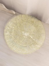 Vintage LE Smith Large Pale Yellow Glass Corn Platter Large Plate Fall Decor picture