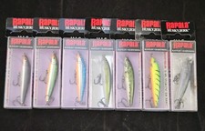 Lot of 7 Rapala Husky Jerk HJ-6 Jerkbait Fishing Lures, NOS picture
