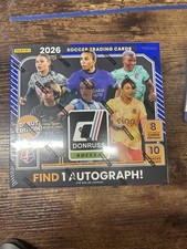 2026 Donruss NWSL Women's Soccer Debut Hobby Box sealed diamond parallels sealed picture