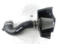 2005-2009 Mustang GT 4.6L V8 Roush Cold Air Intake Silver K&N Filter Used picture