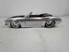 JADA 1/24 BIGTIME MUSCLE SILVER/BLACK 1967 CHEVY CAMARO NEW *READ* picture