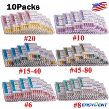 60pc Dental Endo K-files Root Canal File 25mm Hand Files Stainless Steel #6#8#10 picture
