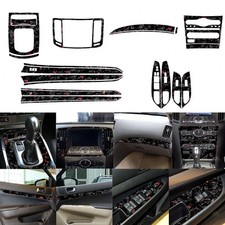 26Pcs Forged red carbon fibre interior trim kit for Infiniti G25 G37 Q60 picture