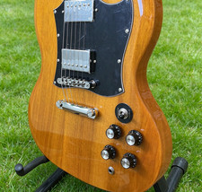US Warehouse Natural SG Style Electric Guitar Rosewood Fingerboard Chrome Part picture
