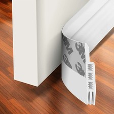 Under Door Sweep Weather Stripping Door Draft Stopper Blocker Strong Adhesive picture