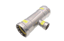 Viega MegaPressG 25386 Carbon Steel Reducing Tee, 2