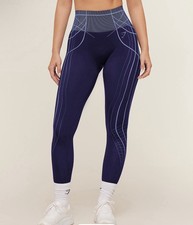 Gymshark Apex Seamless Leggings Indigo Purple/Chilled Blue Size S (NWT) picture