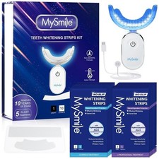MySmile Hydroxyapatie Teeth Whitening Strips Enamel Safe Whitener Strips picture