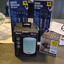 2Boom BT1929W LED Touch Bluetooth Speaker & Proscan Smartwatch Mixed Lot picture