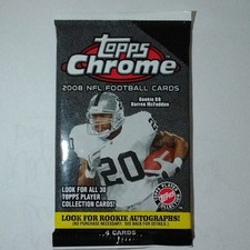 2008 Topps Chrome Football Pack (UNTOUCHED/UNSEARCHED) TRUSTED SELLER  picture