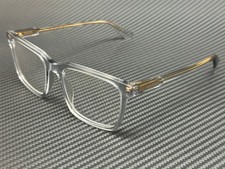 GUCCI GG1120O 005 Light Blue Transparent Men's 55 mm Large Eyeglasses picture