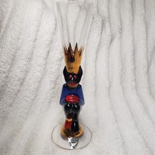 Orrefors Nobel Devil Snaps Shot Glass In Blue by Gunnar Cyrén Made In Sweden picture