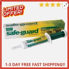 Safe-Guard Equine Paste 10% Fenbendazole Horse Wormer Control Lungworm Stomach a picture