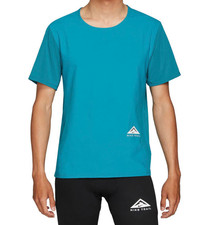 (Medium) Nike Rise 365 Trial Men Running Top Shirt Reflective Teal CZ9050 367 picture