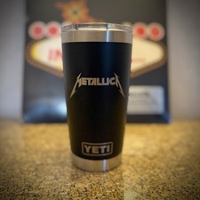 OFFICIAL Metallica Yeti Rambler SPHERE Las Vegas LIFE BURNS FASTER  Oct 8 picture