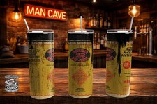 20oz Vintage Antifreeze Style Tumbler Man Cave Garage Mechanic Cup w Lid & Straw picture