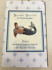 December Diamonds Triton Merman Ornament Figurine 2013 #S-59971 NIB picture