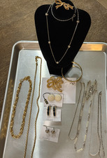 13pc Estate Vintage Signed Trifari Jewelry Lot 9 Early Crown T Marks & Tags picture
