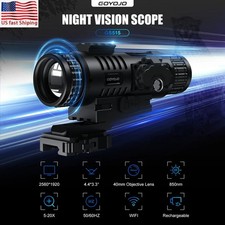 GOYOJO 2560x1920P Digital Night Vision Rifle Scope 5-20X Hunting Monocular GS515 picture
